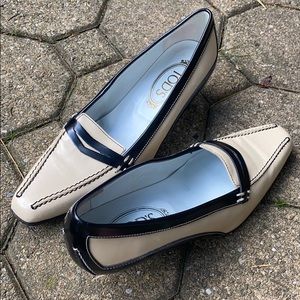 Tods, lightly warm kitten heel!